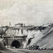 Workers at Watford Tunnel Face, June 6, 1837. Image: L & NW Railways, January 1905