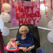 Mary Booth celebrated turning 104 this week.
