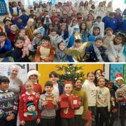 Cassiobury Infant School and Little Reddings Primary School feature in this first batch of photos from our 'Christmas in the Classroom' supplement