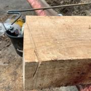 HSE-provided picture of the railway sleeper.