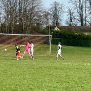 One of the goals scored in holders' St Josephs Challenge Cup victory over SOCA