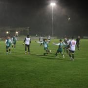 Action from the reverse fixture between Kings Langley and Biggleswade last month