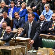 Jeremy Hunt delivers the budget on March 6.