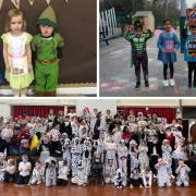 Some of the children featuring in our World Book Day supplement