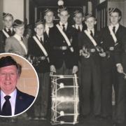Colin Abbiss and the Boys Brigade in the 1950s.