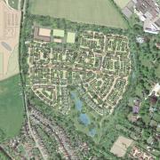 An overview of the proposed housing development in Chorleywood.