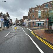 The redesigned Water Lane/High Street Junction