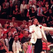 Sir Andrew Davis conducting at the Last Night of The Proms