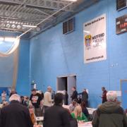 Inside the central Watford Leisure Centre