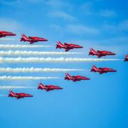Red Arrows at Southport Air Show.