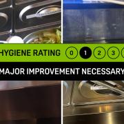Mr Potato & Ms Pizza/1/5 hygiene rating.