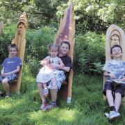 There's fun for all the family at Oxhey Woods Local Nature Reserve's new Sculpture Trail