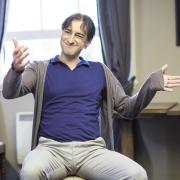 Alistair McGowan in rehearsal for An Audience With Jimmy Savile