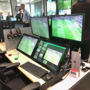 VAR demonstrations during the PGMOL VAR media briefing at Stockley Park. Picture: Andy Sims/PA Wire