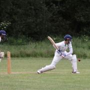 West Herts B (batting) are through to the semi-finals of the Plate after beating Aldenham. Picture: Len Kerswill