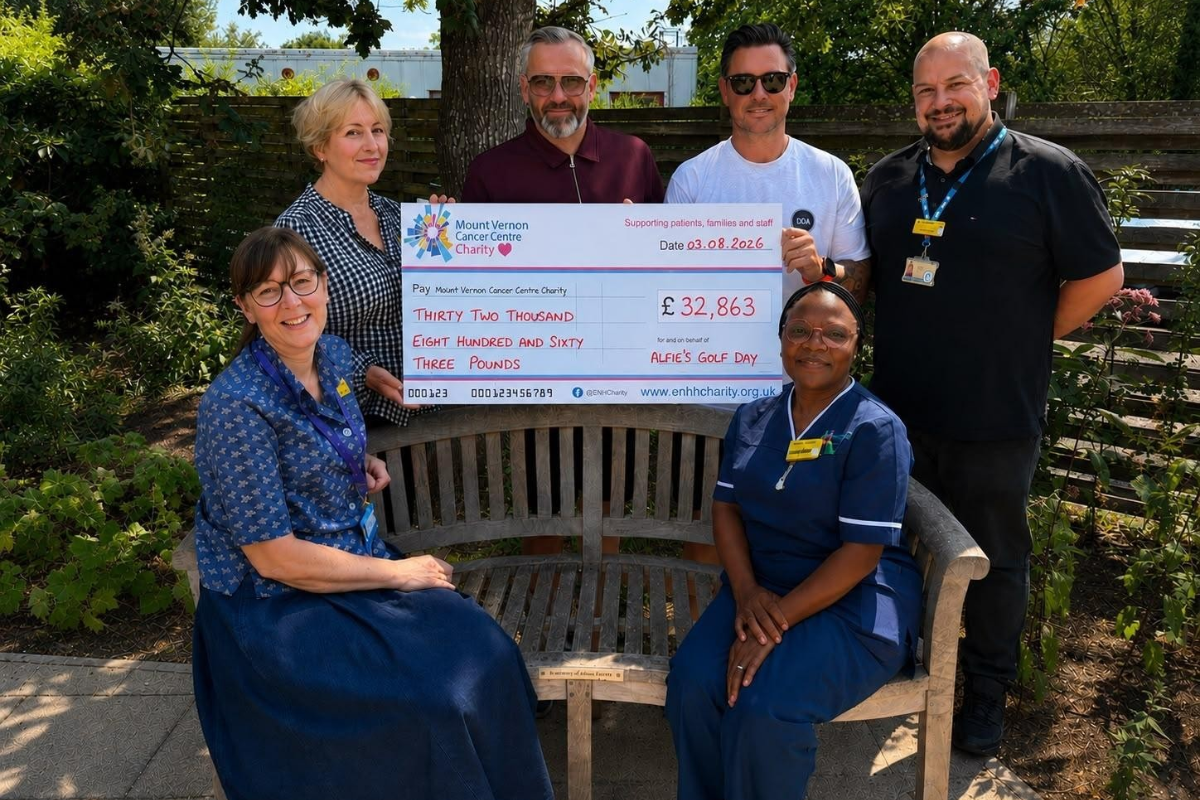 Charity golf day raises more than £32,000 for Mount Vernon Cancer Centre