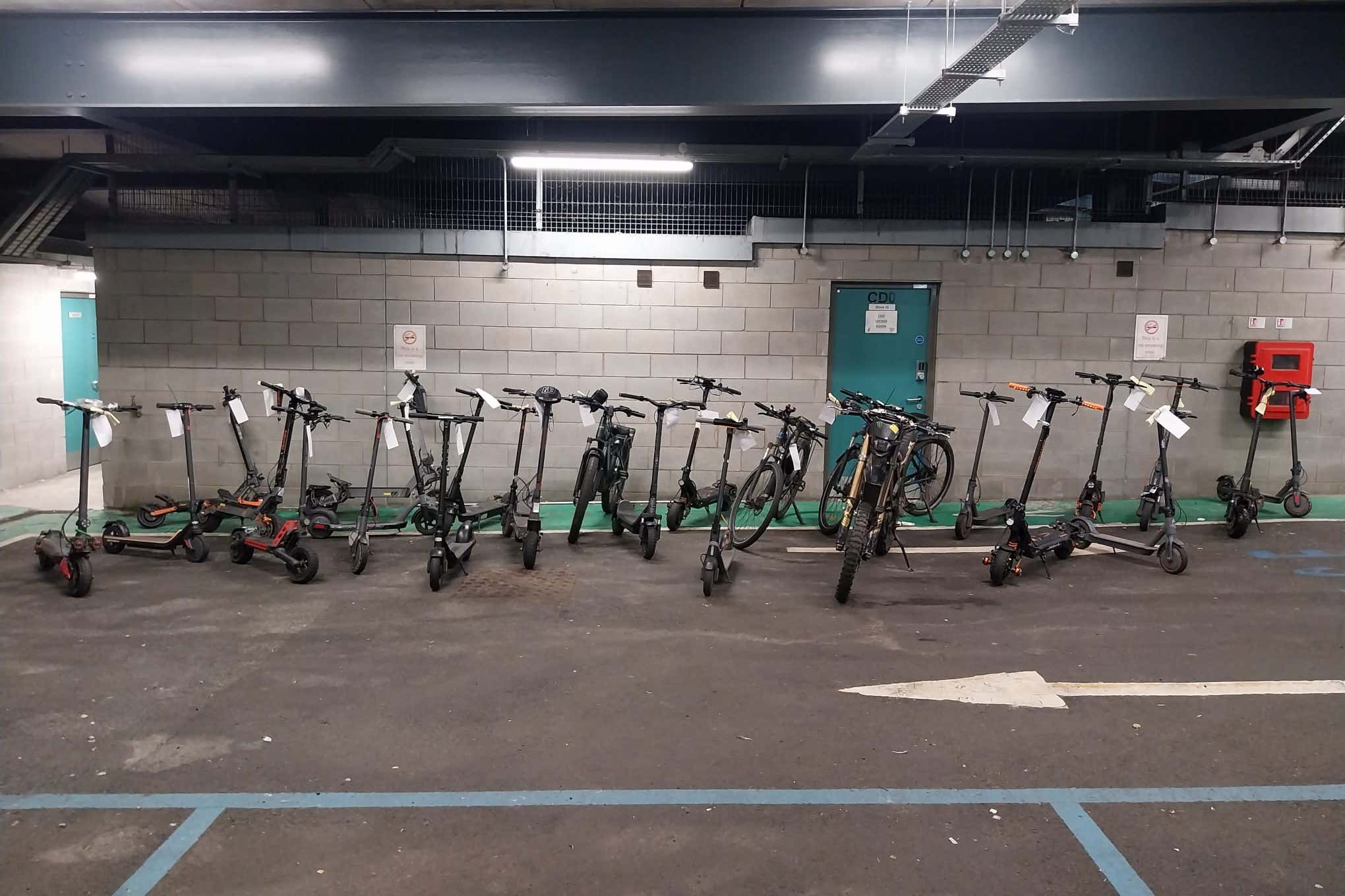 Police seize 65 e-bikes and e-scooters during weekend crackdown