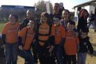 Linda Harman and her family at the 2012 Make Today Count Skydive