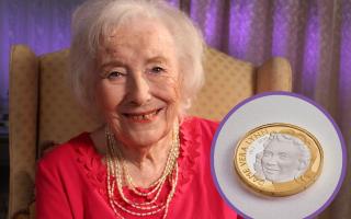 (Background) Dame Vera Lynn - Credit: PA
(Circle) Dame Vera Lynn commemorative coin - Credit: The Royal Mint
