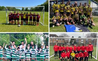 Four of the teams featured in the Watford Observer's junior football photo special