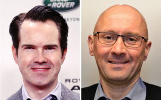 Brett Ellis believes context is important before we condemn comedians like Jimmy Carr for offensive jokes. Photos: PA/Newsquest