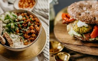 Top 5 places for vegan food in Watford according to Tripadvisor reviews (Canva)