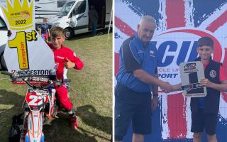 Marty Spires, 11, has won two national dirt-bike competitions recently. Picture: Marty Spires