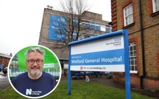 RCN's senior officer for Hertfordshire Tony Durcan said nurses have told him they want to strike. Picture: Newsquest and RCN
