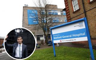 Rishi Sunak was asked about the proposed funding for a Watford General Hospital rebuild.