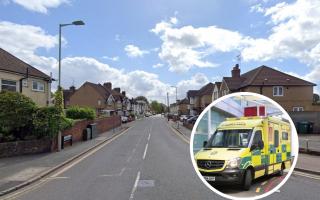 Emergency services were called to the scene in Hagden Lane, Watford, this morning.