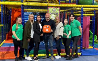 Parents Paradise received a defibrillator from Wayne's fund Charity on Wednesday.