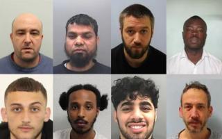 The faces of London's most wanted men