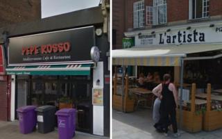 Pepe Rosso and L'artista are among TripAdvisor's top 5 Italian restaurants in Watford.