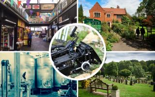 Filming locations in Watford.
