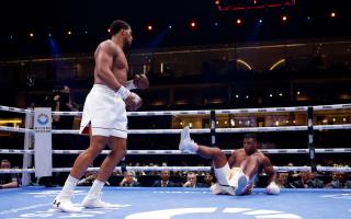 Anthony Joshua knocked out Francis Ngannou in the second round