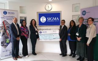 Sigma Pharmaceuticals raised the sum for Citizens Advice Watford, their charity of the year during their annual conference in Sun City, South Africa