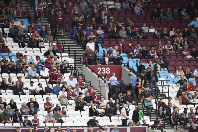The Hammers have banned 13 fans following crowd problems on Saturday: Action Images