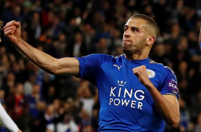 Islam Slimani has scored only seven in 30 for Leicester in the Premier League. Picture: Action Images