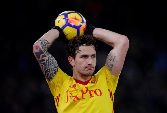 Daryl Janmaat's goalscoring diaply was not enough to give Watford a win over Crystal Palace. Picture: Action Images