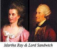 Watford Observer: Martha Ray & Lord Sandwich