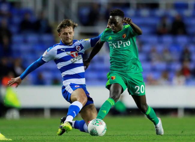 Domingos Quina carries the ball forward against Reading. Pictures: Action Images